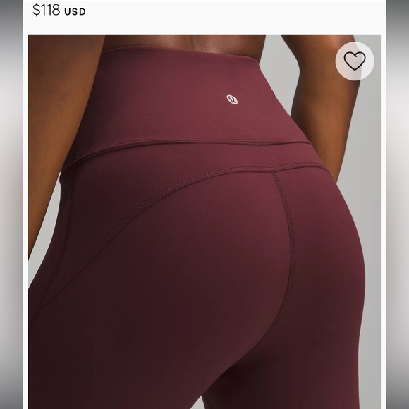 COPY - NWT. Lululemon Groove pants flare. Burgundy. Size 4. Never worn. - Picture 4 of 8